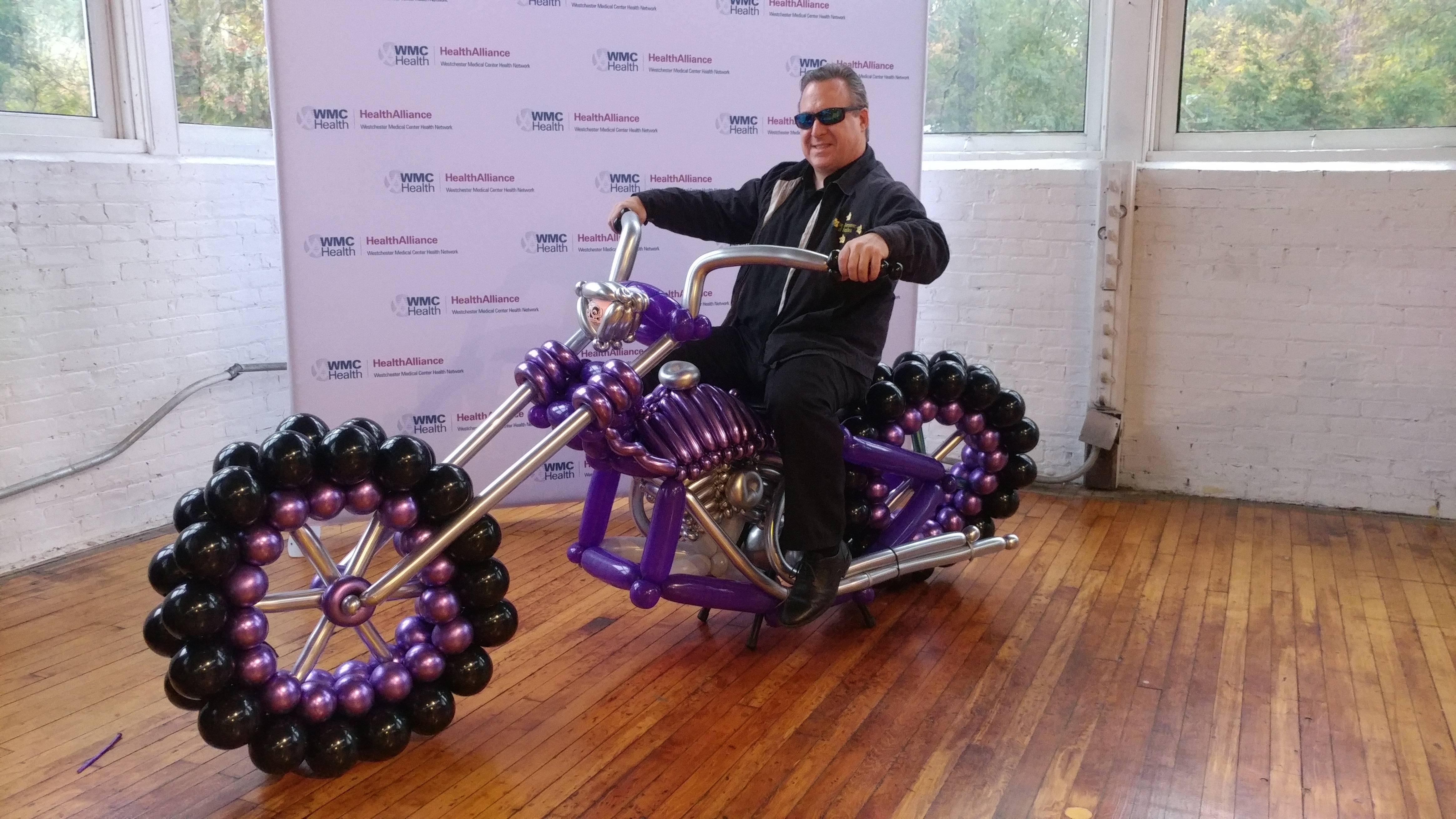 Mark Ghia on Motorcycle